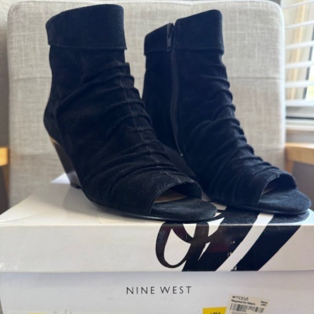 Nine West Wedge Booties